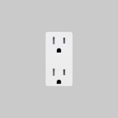 OUTLET MODULE / DUPLEX / WHITE
